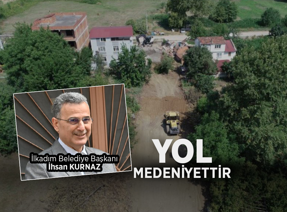 İlkadım Belediyesi Yol Çalışmalarına Devam Ediyor