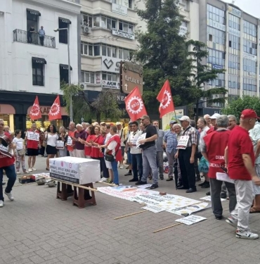 Samsun'da Emekliler Tencereli Eylem Yaptı!