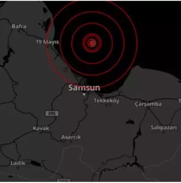 Samsun'da Endişelendiren Deprem!