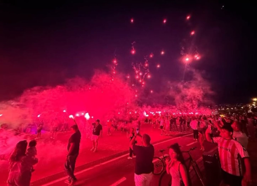 Samsunspor Taraftarından Muhteşem Kutlama!