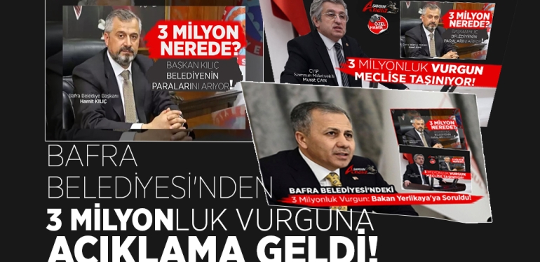 Bafra Belediyesi Mezarlık Hizmetlerindeki Yolsuzluk İddiaları