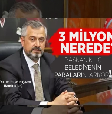 Bafra Belediyesi'nde 3 Milyonlu Vurgun!