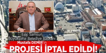 Samsun Cumhuriyet Meydanı Projesi İptal Edildi