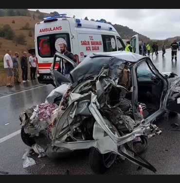 Samsun’da Feci Kaza