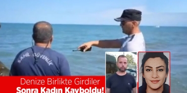 Samsun'da Gece Yarısı Genç Kadın Denizde Kayboldu