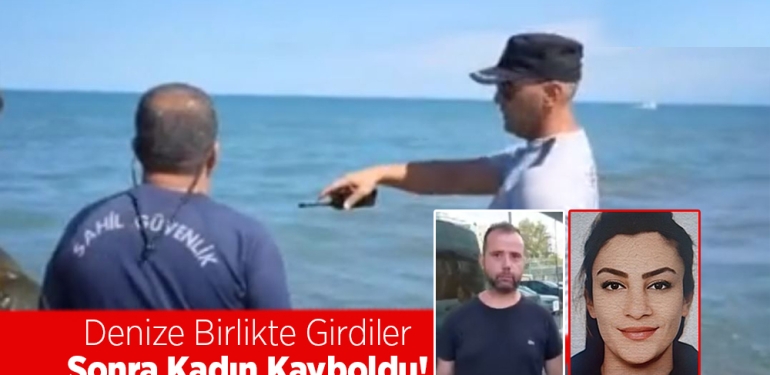 Samsun’da Gece Yarısı Genç Kadın Denizde Kayboldu