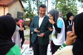Samsun’da Gençler Kampta Stres Atıyor
