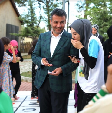 Samsun’da Gençler Kampta Stres Atıyor