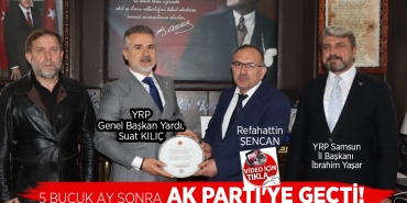 YRP'li Refahattin Şencan AK Parti'ye Geçti
