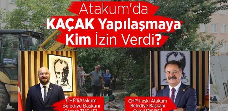 Atakum’da Kaçak Yapılar Yıkılıyor