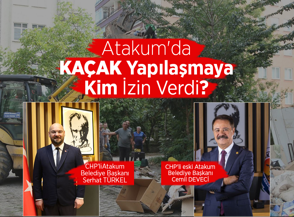 Atakum'da Kaçak Yapılar Yıkılıyor