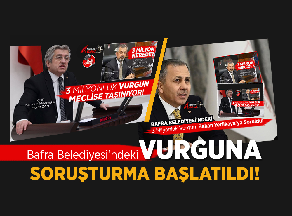 Bafra Belediyesi'nde 3 Milyonluk Vurgun İddiasına Soruşturma