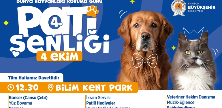 Büyükşehir’den Pati Şenliği