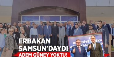 Fatih Erbakan’dan Samsun’a Teşekkür Ziyareti