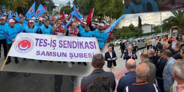 Samsun'da İşçiler Adalet İstedi