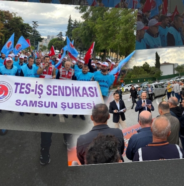 Samsun'da İşçiler Adalet İstedi