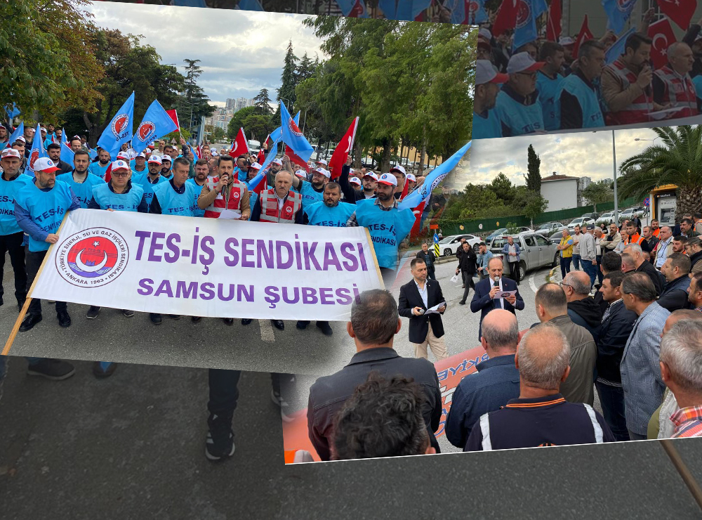 Samsun'da İşçiler Adalet İstedi