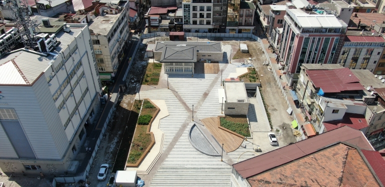 Samsun'da Yeni Otopark ve Meydan Projesi Açılışa Hazır