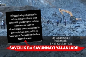 Taş Ocağı Patlamasında Dinamit İzine Rastlanmadı!