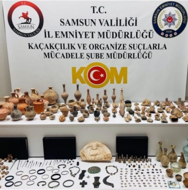 Atakum'da Tarihi Eser Operasyonu