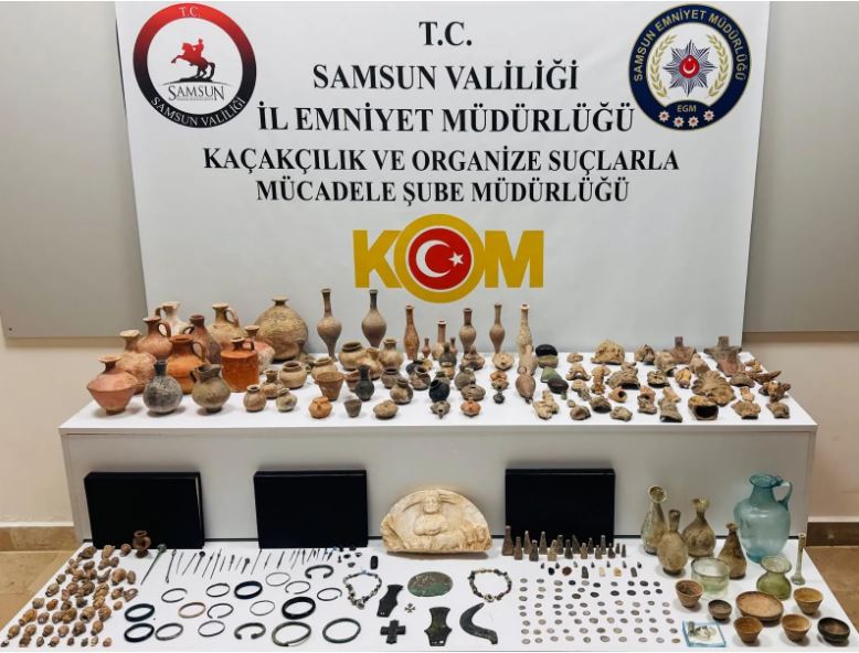 Atakum'da Tarihi Eser Operasyonu