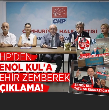 CHP Samsun İl Yönetiminden Terme Belediye Başkanı Şenol Kul'a Sert Tepki