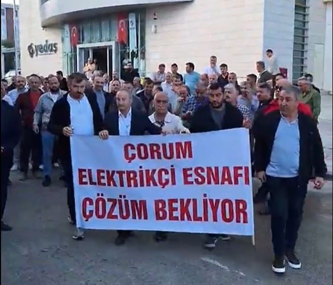Oda Başkanları, YEDAŞ'ı Protesto Etti
