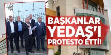 Oda Başkanları, YEDAŞ'ı Protesto Etti