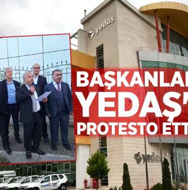 Oda Başkanları, YEDAŞ'ı Protesto Etti