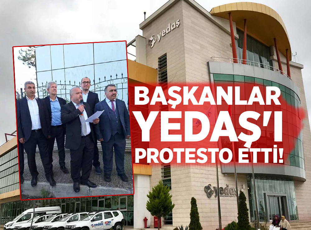 Oda Başkanları, YEDAŞ'ı Protesto Etti