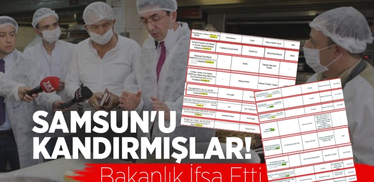 Samsun’da İfşa Edilen Firmalar