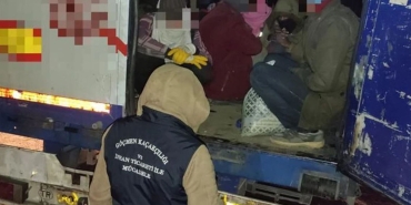 Samsun'da Tırda 40 Kaçak Göçmen Yakalandı