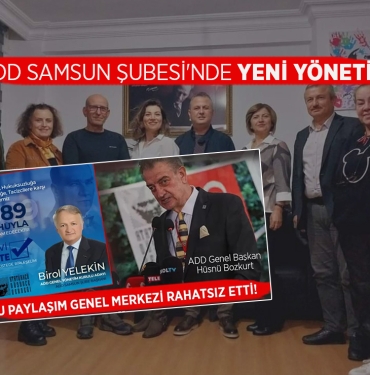 ADD Samsun Şubesi’nde Yeni Yönetim Görevde