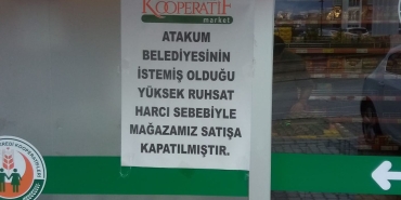Atakum'daki TKK Marketleri Aylarca Ruhsatsız Çalışmış