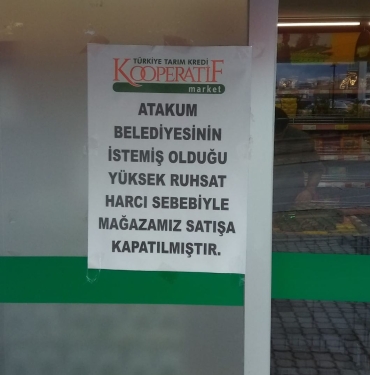 Atakum'daki TKK Marketleri Aylarca Ruhsatsız Çalışmış