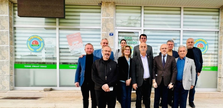 CHP Samsun İl Başkanlığı Terme’de Çiftçilerle Buluştu