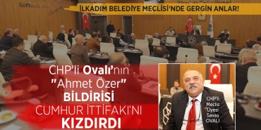 İlkadım Belediye Meclisi'nde Ahmet Özer Gerginliği