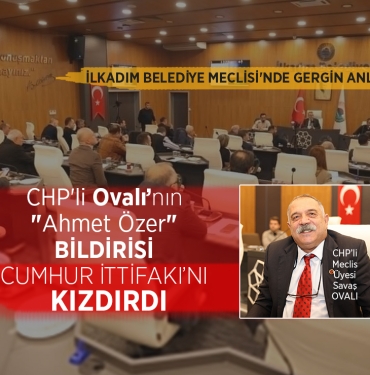 İlkadım Belediye Meclisi'nde Ahmet Özer Gerginliği