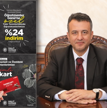 Samsun Büyükşehir Belediyesi’nden Öğretmenlere Özel İndirim Müjdesi