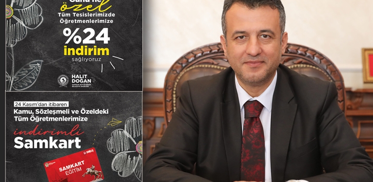 Samsun Büyükşehir Belediyesi’nden Öğretmenlere Özel İndirim Müjdesi