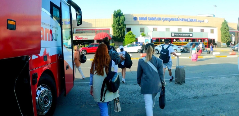 Samsun’da 3 İlçenin Daha Havalimanı Ulaşım Sorunu Çözüldü
