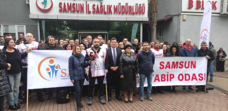 Samsun’da Aile Hekimlerinden3 Günlük İş Bırakma Eylemi