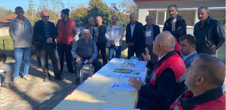 Samsun’da Çiftçiler Bilgilendiriliyor