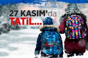 Samsun’da Eğitim ve Öğretime 27 Kasım'da Da Tatil