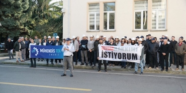 Samsun'da Mühendis TEK-SEN Üyeleri İş Bıraktı