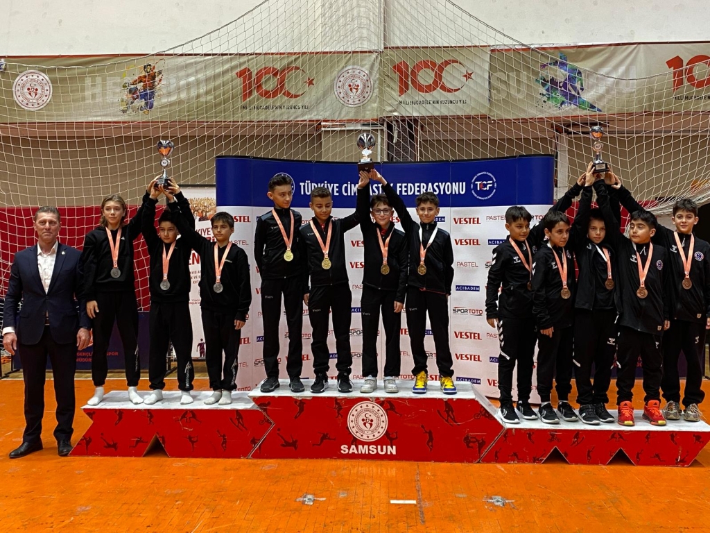 Trampolin Cimnastik Türkiye Şampiyonası Samsun’da Yapıldı