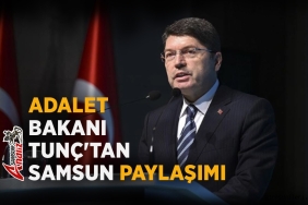 Adalet Bakanı Yılmaz Tunç'tan Samsun Paylaşımı