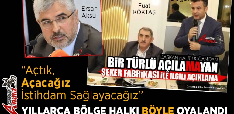 Çarşamba Şeker Fabrikası’nın Akıbeti Belli Oluyor