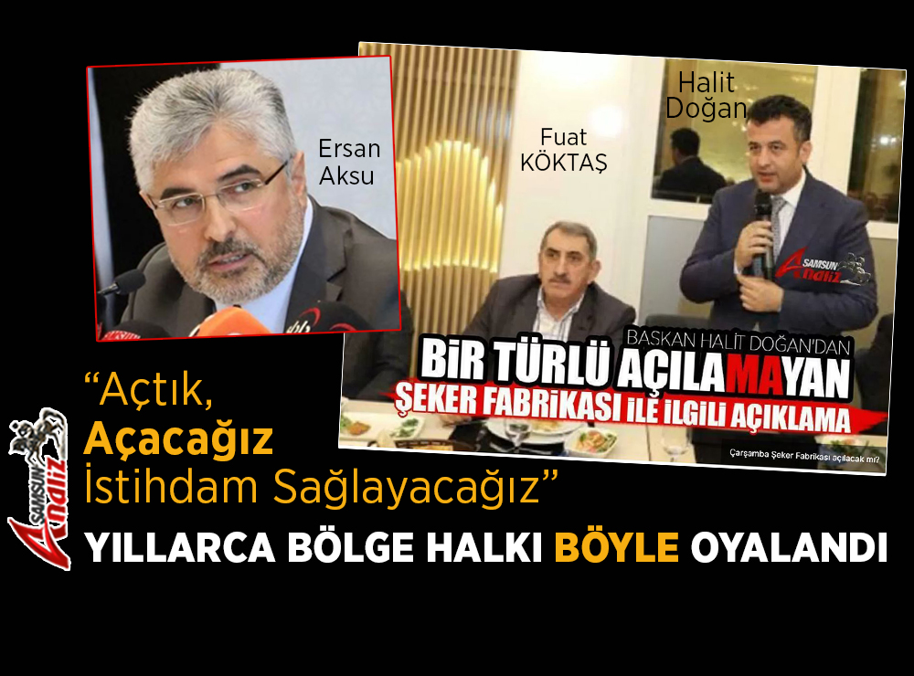 Çarşamba Şeker Fabrikası’nın Akıbeti Belli Oluyor