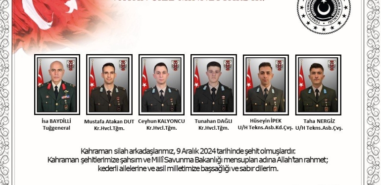 Isparta’daki Helikopter Kazasında Samsunlu Teğmen Dağlı Şehit Oldu